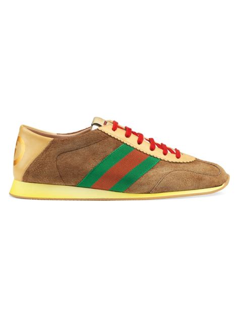 gucci rocket suede sneakers|saks fifth avenue Gucci sneakers.